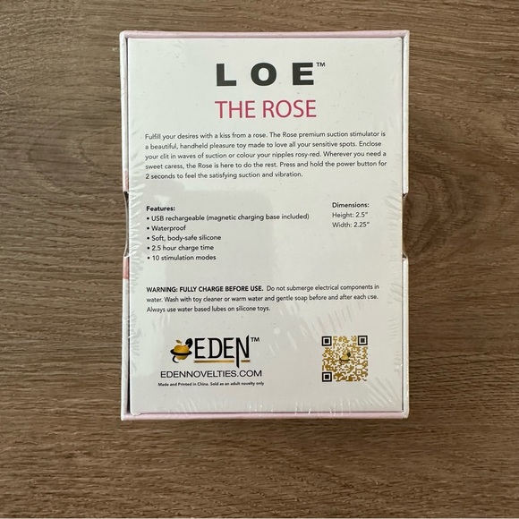 LOE The Rose Silicone Premium
Suction Stimulator - Picture 3 of 4